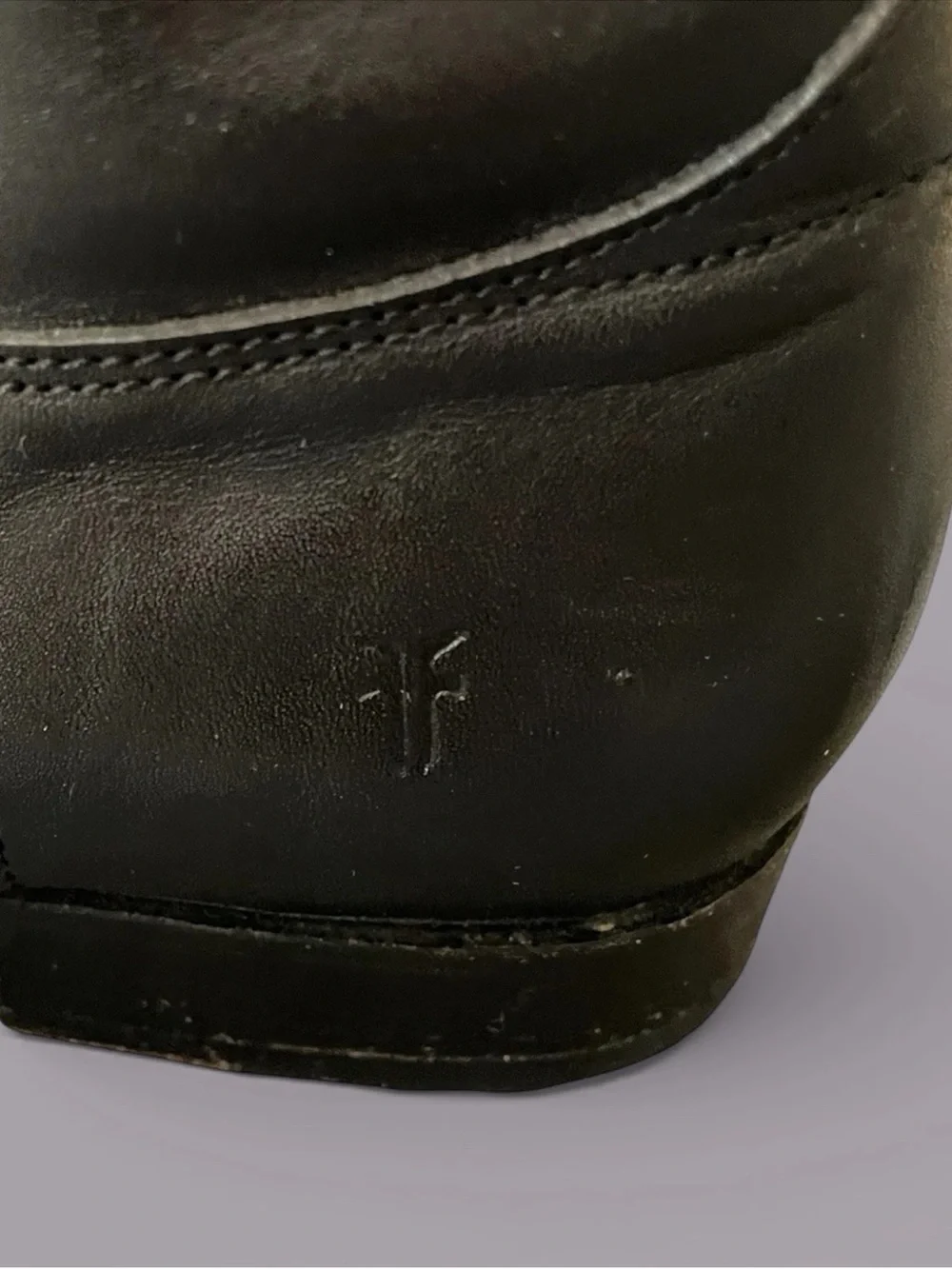 Frye Melissa Black Studded Leather Ankle Booties 7 B